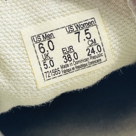 Vans Shoes Womens Size 7.5 Black Off The Wall Comfort Slip On Sneakers Skate - Picture 10 of 11